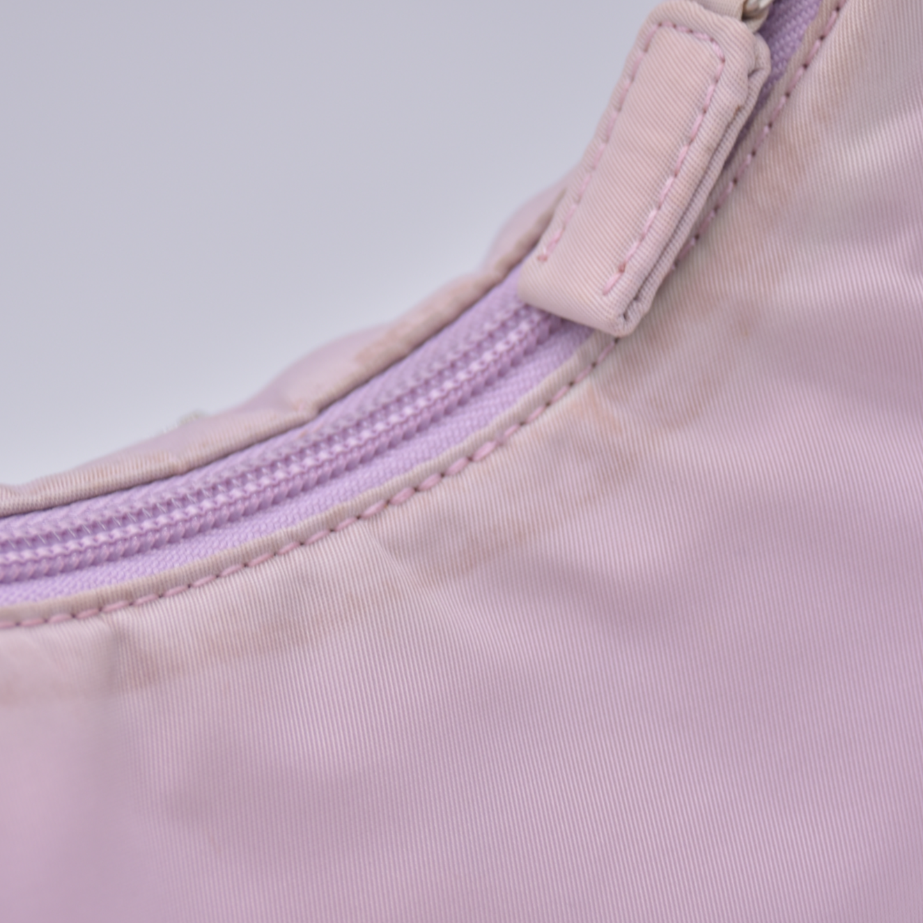 $1320 PRADA Tessuto Nylon Hobo Mini Pink Lilac 10021101