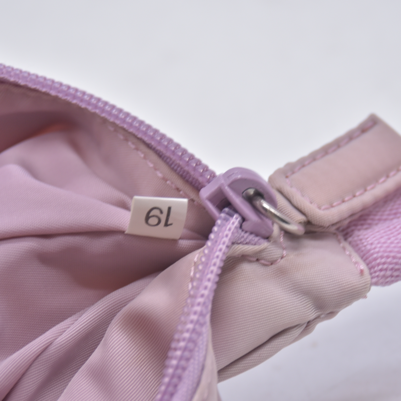 $1320 PRADA Tessuto Nylon Hobo Mini Pink Lilac 10021101