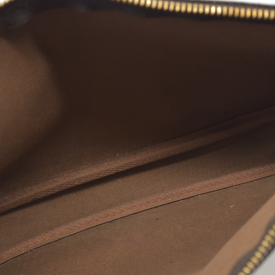 $1290 2001 Louis Vuitton Monogram Graffiti Pochette Accessories Peach AR0071