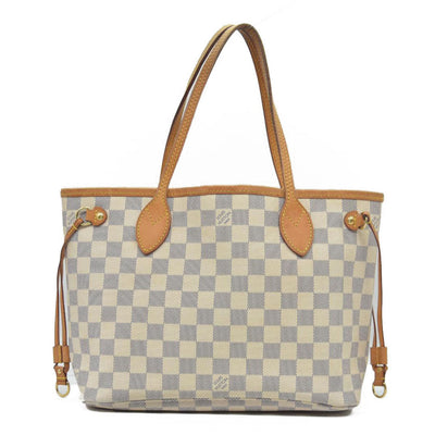 $2160 Louis Vuitton Damier Azur Neverfull PM Tote Bag Handbag VI3178 CONSIGNMENT