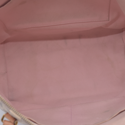 $1620 2017 Louis Vuitton Damier Azur Iena MM Rose Ballerine MI3117 10021161