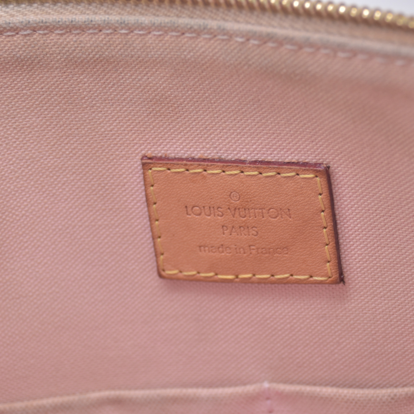 $1620 2017 Louis Vuitton Damier Azur Iena MM Rose Ballerine MI3117 10021161
