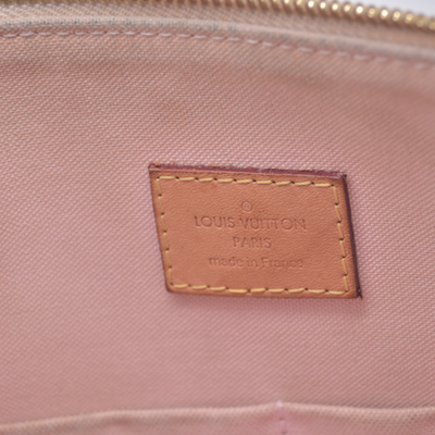$1620 2017 Louis Vuitton Damier Azur Iena MM Rose Ballerine MI3117 10021161