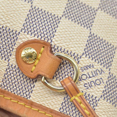 $2160 Louis Vuitton Damier Azur Neverfull PM Tote Bag Handbag VI3178 CONSIGNMENT