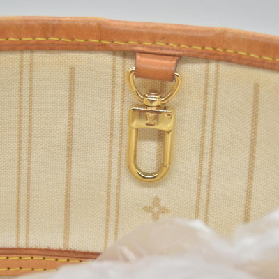 $2160 Louis Vuitton Damier Azur Neverfull PM Tote Bag Handbag VI3178 CONSIGNMENT