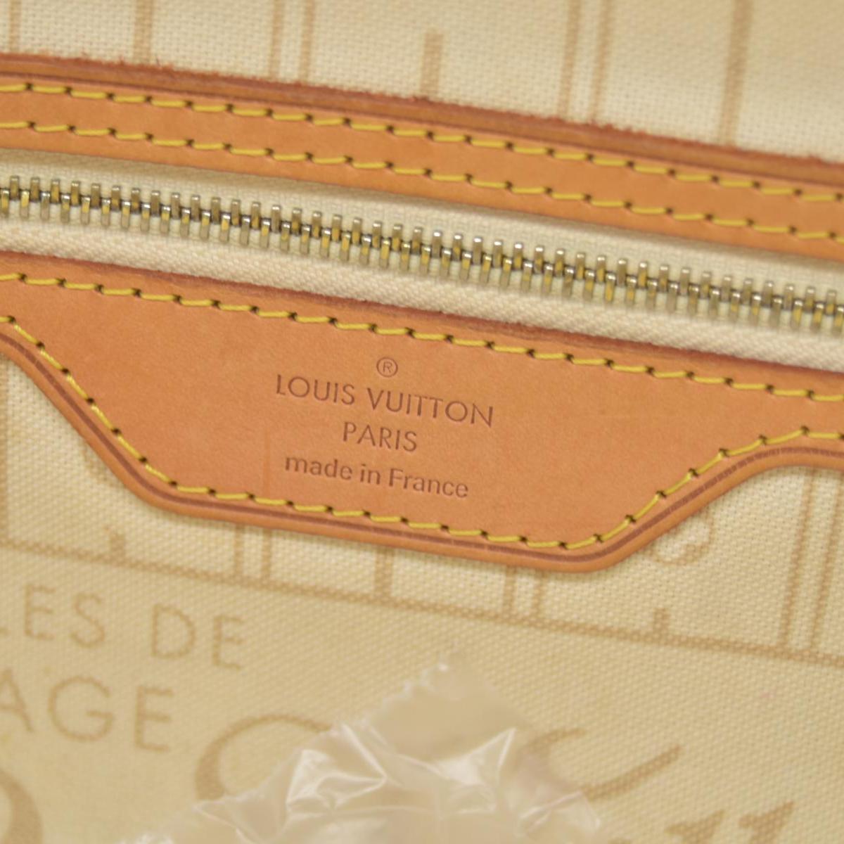 $2160 Louis Vuitton Damier Azur Neverfull PM Tote Bag Handbag VI3178 CONSIGNMENT