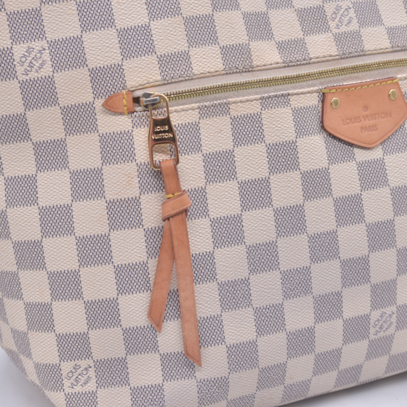 $1620 2017 Louis Vuitton Damier Azur Iena MM Rose Ballerine MI3117 10021161