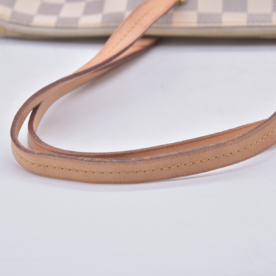 $1620 2017 Louis Vuitton Damier Azur Iena MM Rose Ballerine MI3117 10021161