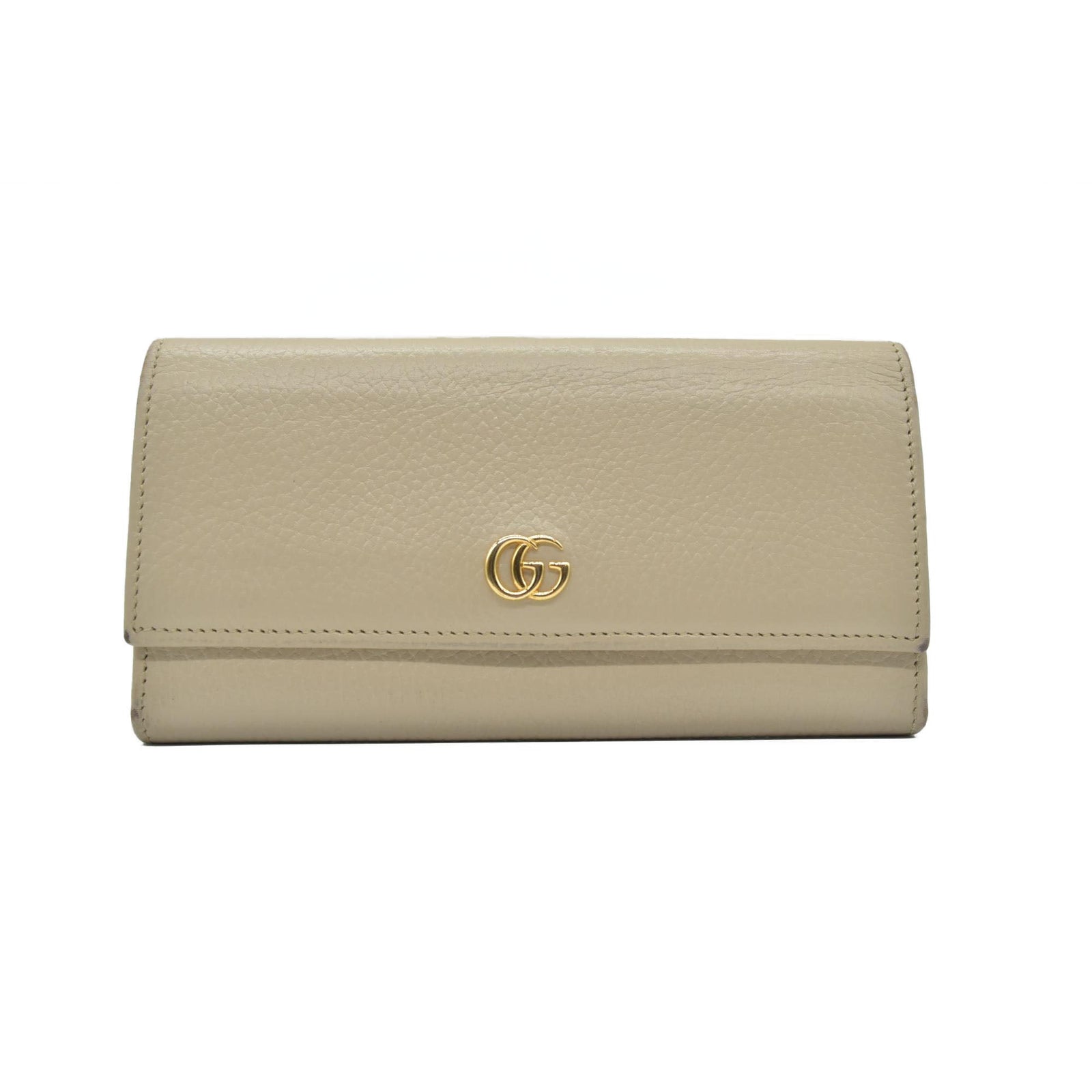 GUCCI GG Marmont Leather Bifold Long Wallet
