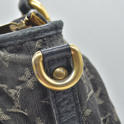 $1965 2007-2009  Louis Vuitton Denim Neo Cabby MM Black