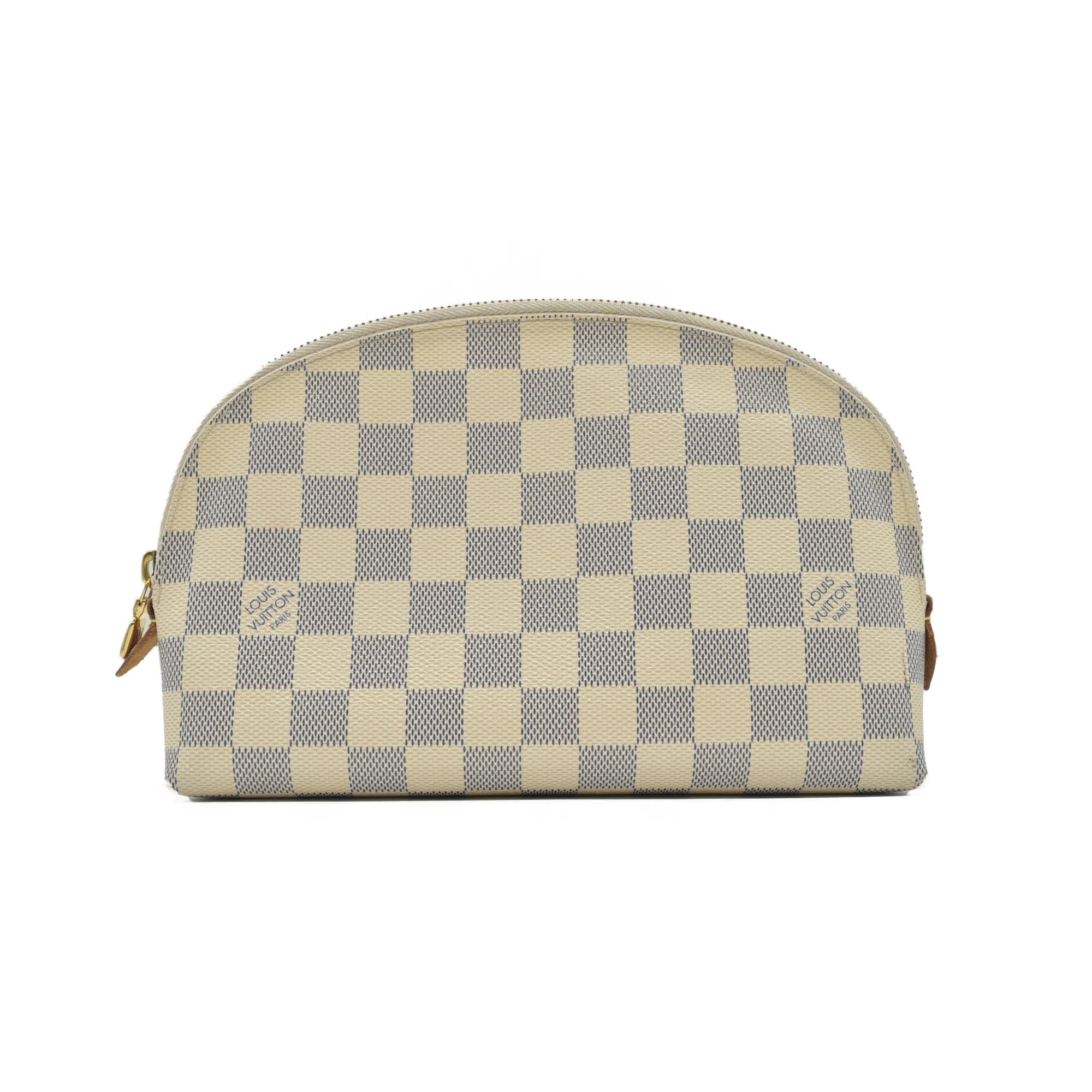 $1010 Louis Vuitton Damier Azur Cosmetic Pouch GM