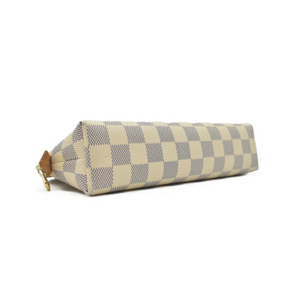 $1010 Louis Vuitton Damier Azur Cosmetic Pouch GM