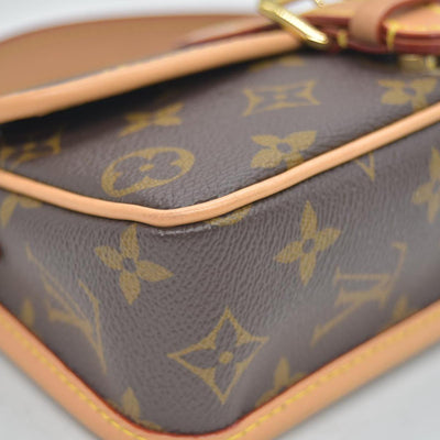 $2170 Louis Vuitton Monogram Nano Diane