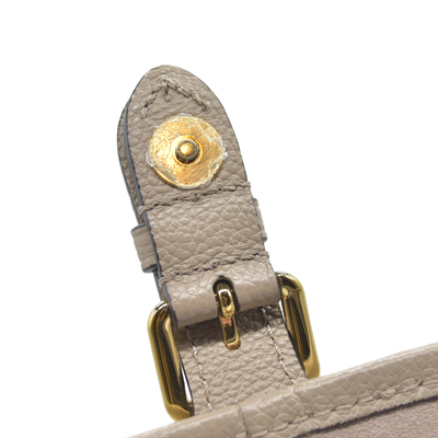 $3050 LOUIS VUITTON Empreinte Giant Monogram Diane Tourterelle Creme RFID