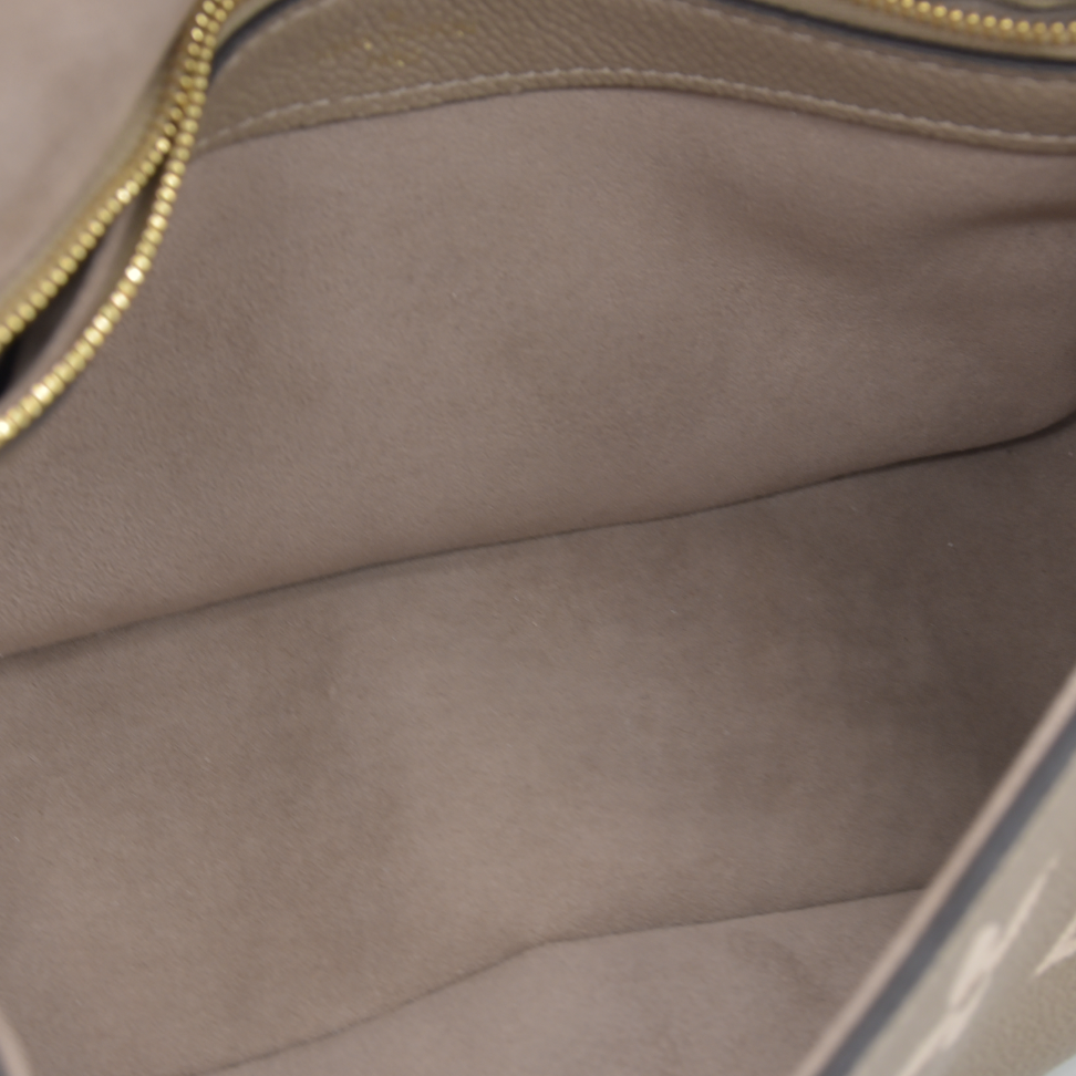 $3050 LOUIS VUITTON Empreinte Giant Monogram Diane Tourterelle Creme RFID