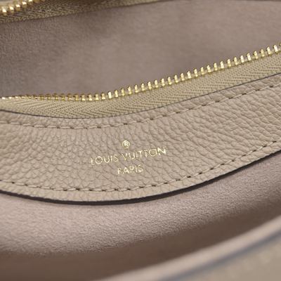 $3050 LOUIS VUITTON Empreinte Giant Monogram Diane Tourterelle Creme RFID