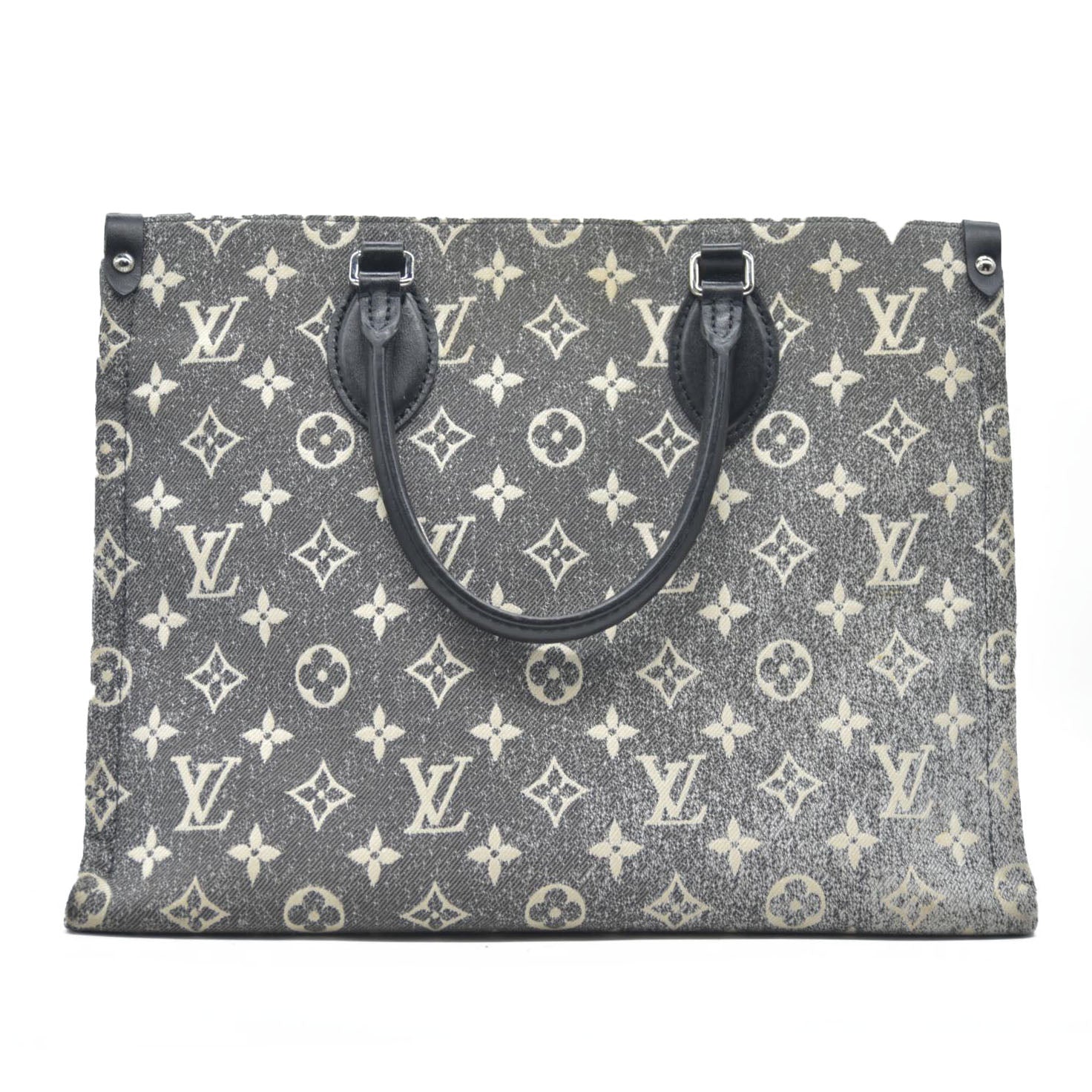 Louis Vuitton  Monogram Jacquard Denim Onthego MM Black