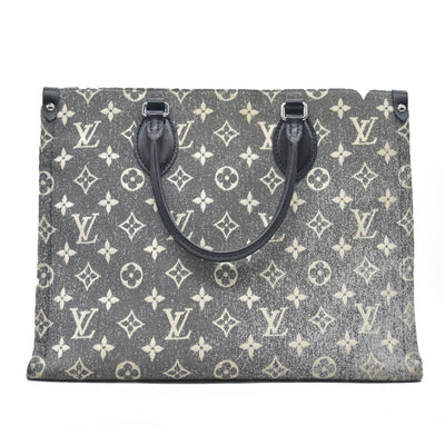 Louis Vuitton  Monogram Jacquard Denim Onthego MM Black