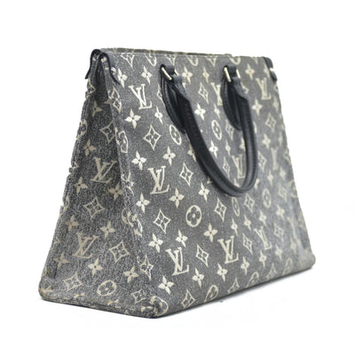 Louis Vuitton  Monogram Jacquard Denim Onthego MM Black