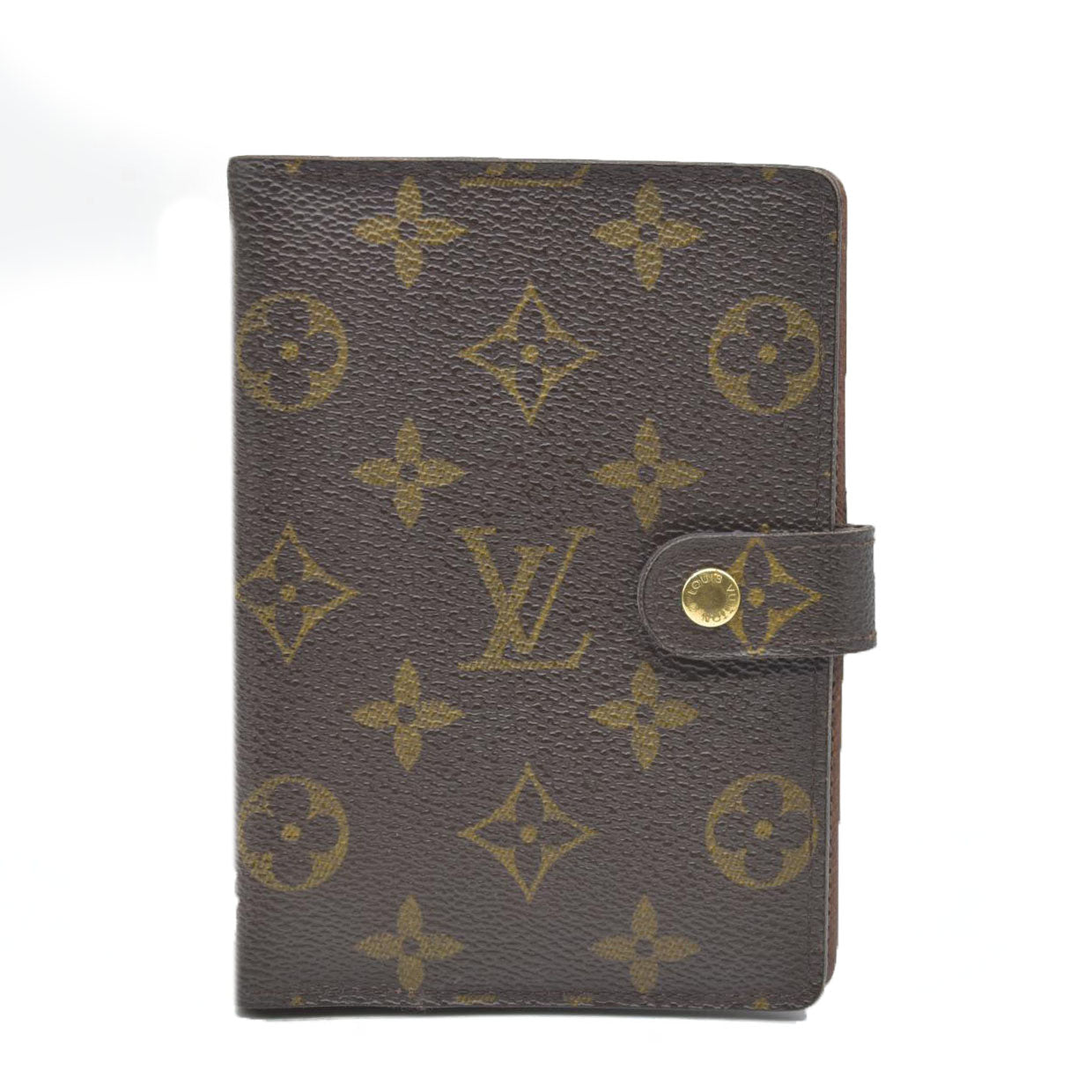 AUCTION $505 Louis Vuitton  Monogram Small Ring Agenda Cover