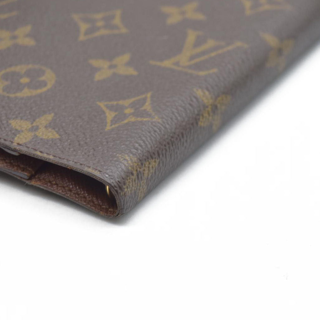 AUCTION $505 Louis Vuitton  Monogram Small Ring Agenda Cover