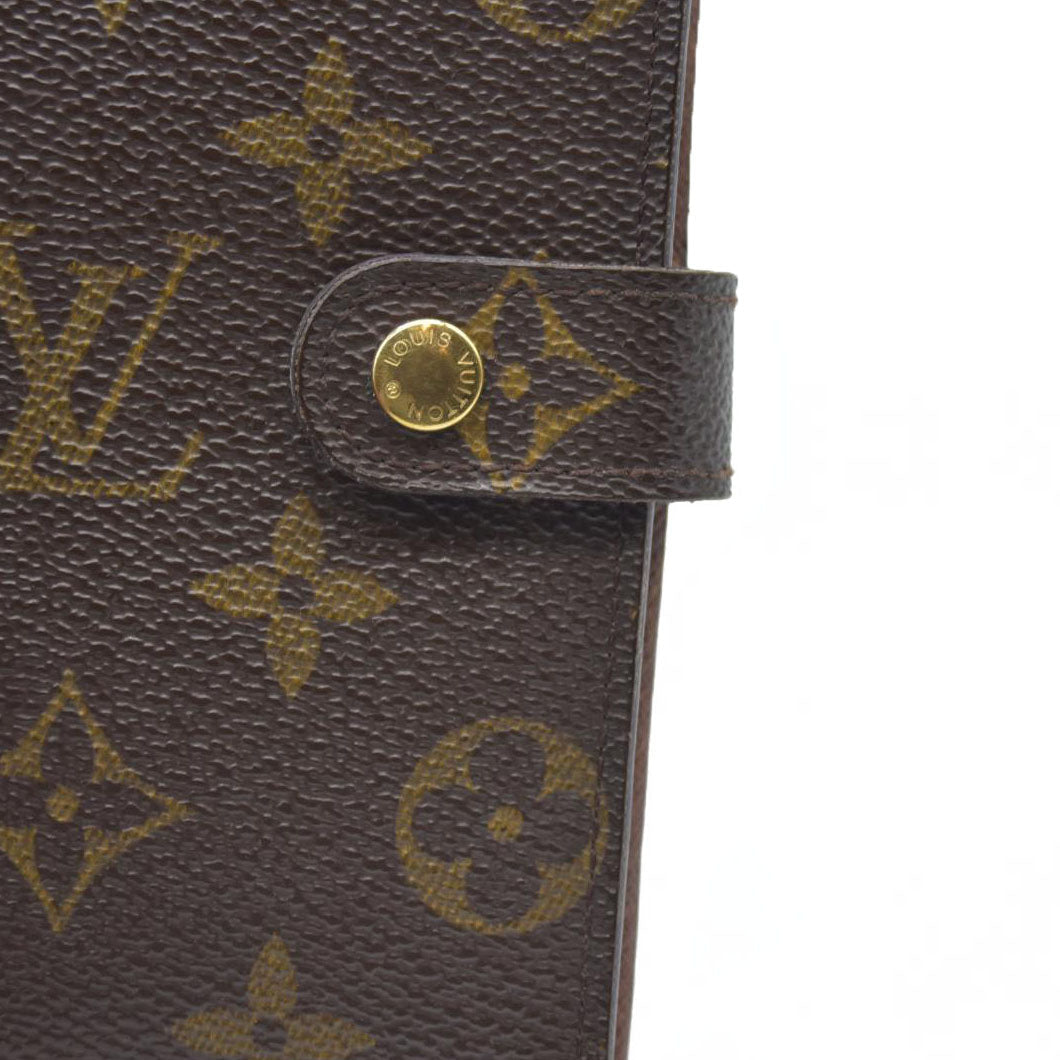 AUCTION $505 Louis Vuitton  Monogram Small Ring Agenda Cover