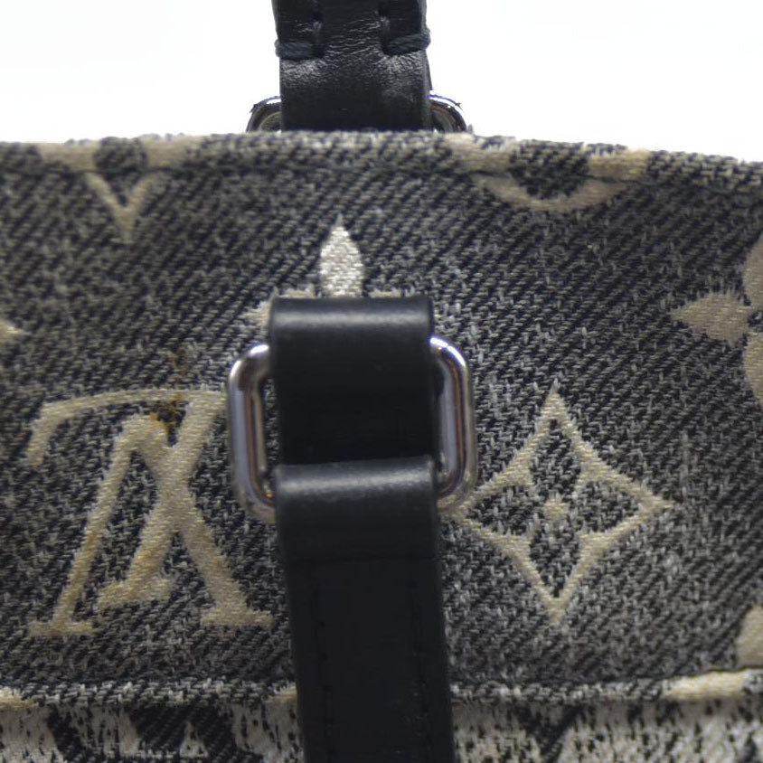 Louis Vuitton  Monogram Jacquard Denim Onthego MM Black