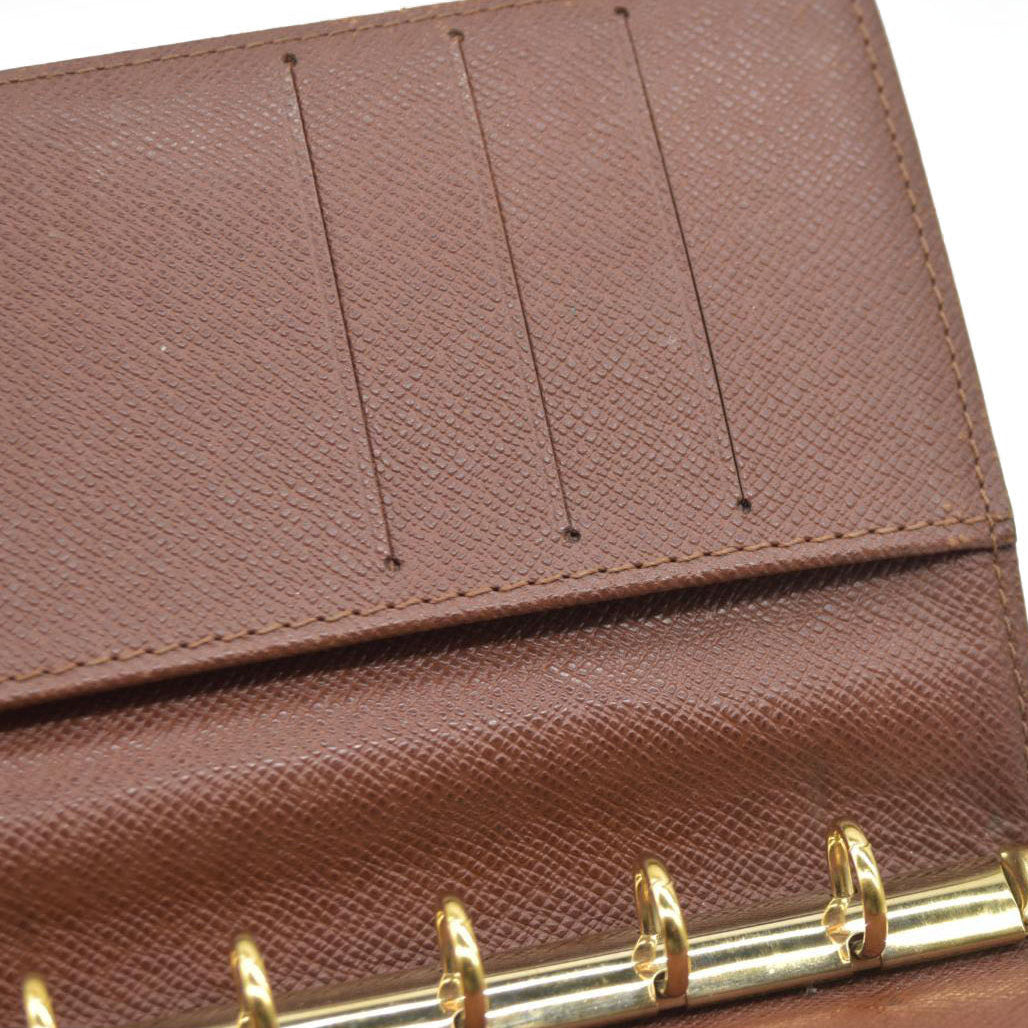 AUCTION $505 Louis Vuitton  Monogram Small Ring Agenda Cover