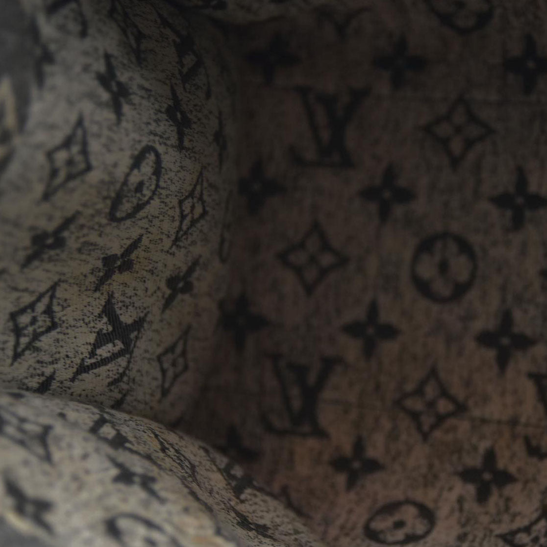 Louis Vuitton  Monogram Jacquard Denim Onthego MM Black