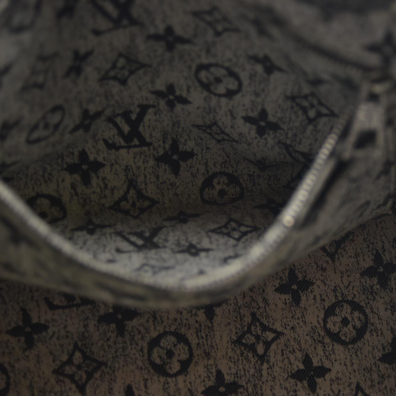 Louis Vuitton  Monogram Jacquard Denim Onthego MM Black