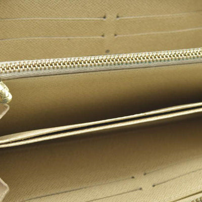 AUCTION $915 Louis Vuitton Damier Azur Zippy Zip Around Long Wallet Purse White CA1132