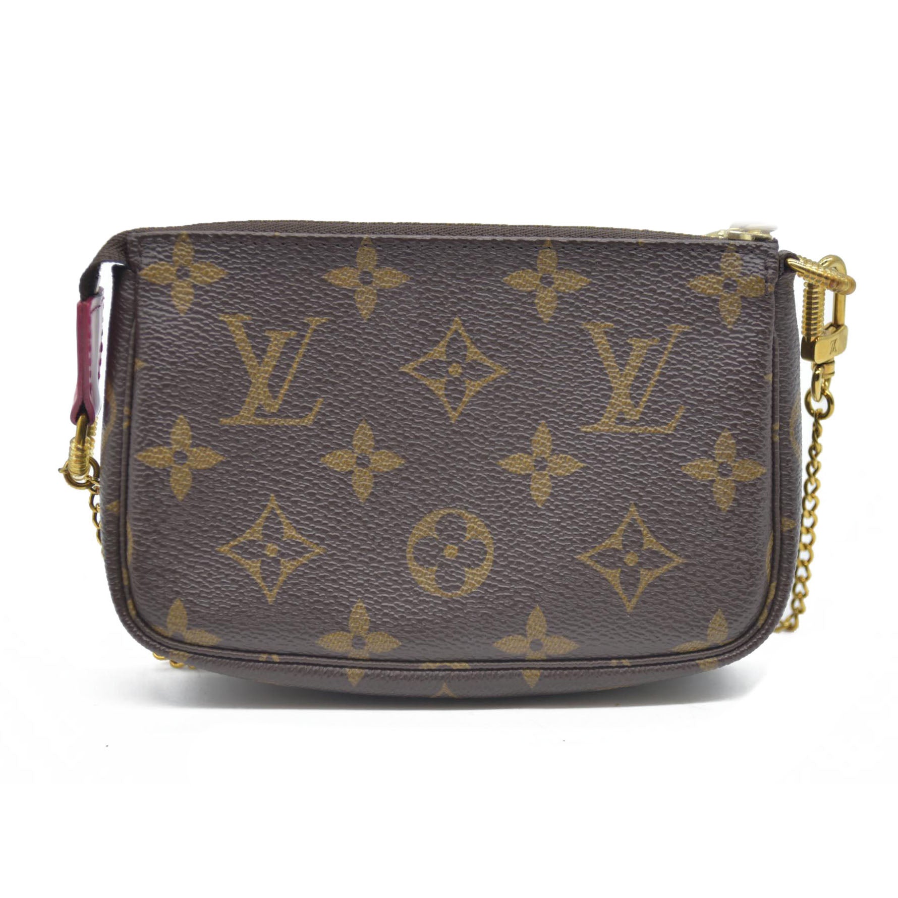 Louis Vuitton  Monogram 2020 Christmas Animation Roller Coaster Mini Pochette Accessories Pivoine