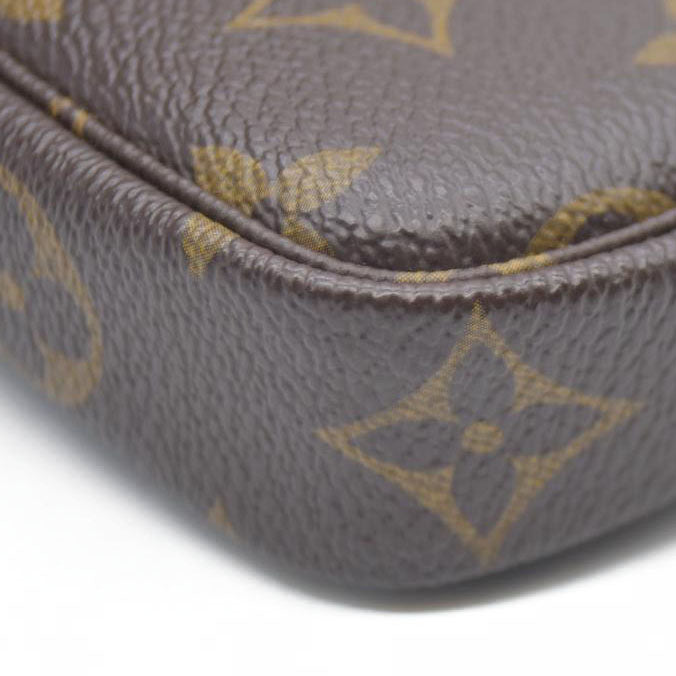 Louis Vuitton  Monogram 2020 Christmas Animation Roller Coaster Mini Pochette Accessories Pivoine