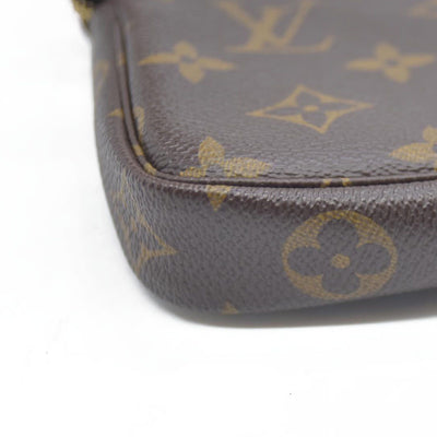 Louis Vuitton  Monogram 2020 Christmas Animation Roller Coaster Mini Pochette Accessories Pivoine