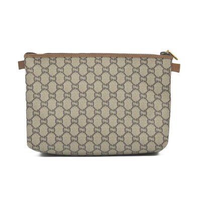Gucci GG Gucci Plus PVC Leather Pouch Clutch Bag