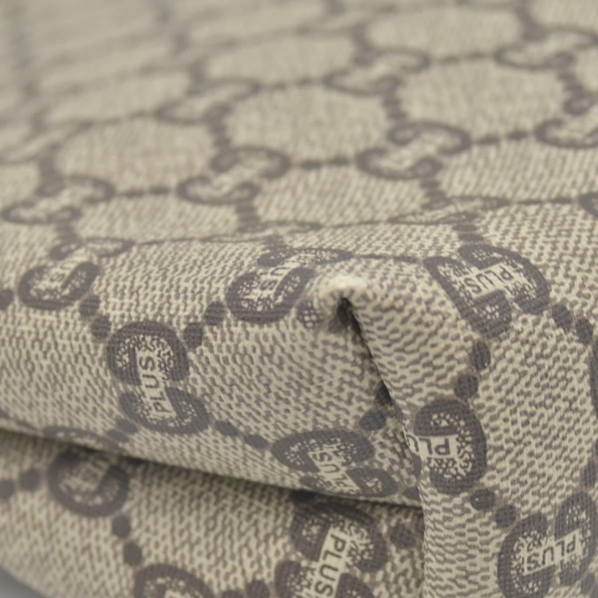 Gucci GG Gucci Plus PVC Leather Pouch Clutch Bag