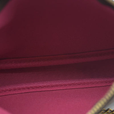 Louis Vuitton  Monogram 2020 Christmas Animation Roller Coaster Mini Pochette Accessories Pivoine