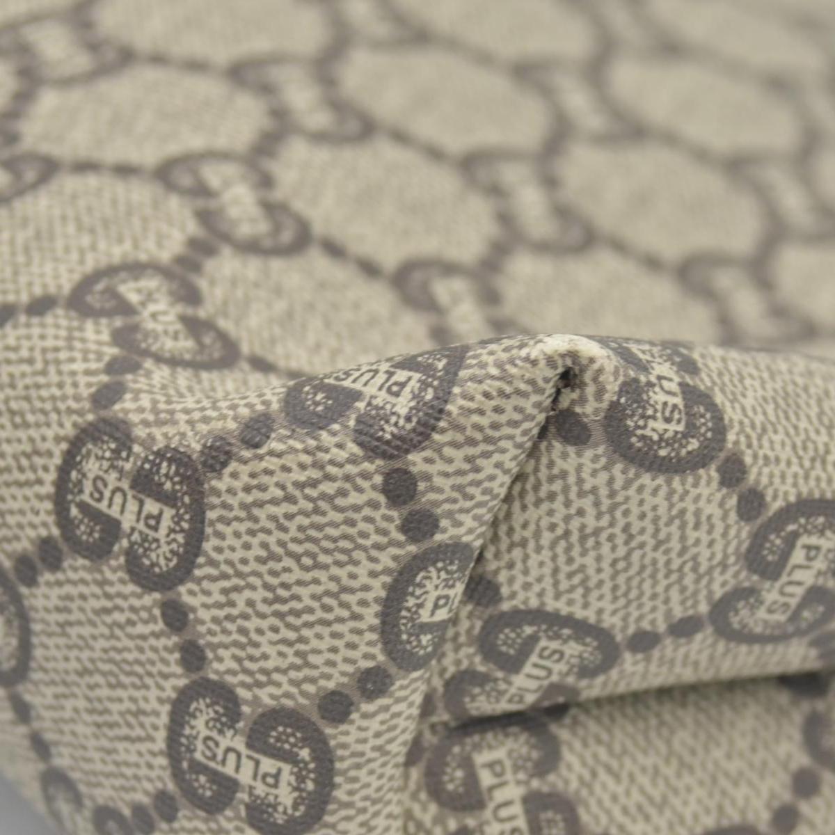 Gucci GG Gucci Plus PVC Leather Pouch Clutch Bag