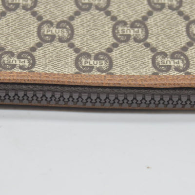 Gucci GG Gucci Plus PVC Leather Pouch Clutch Bag
