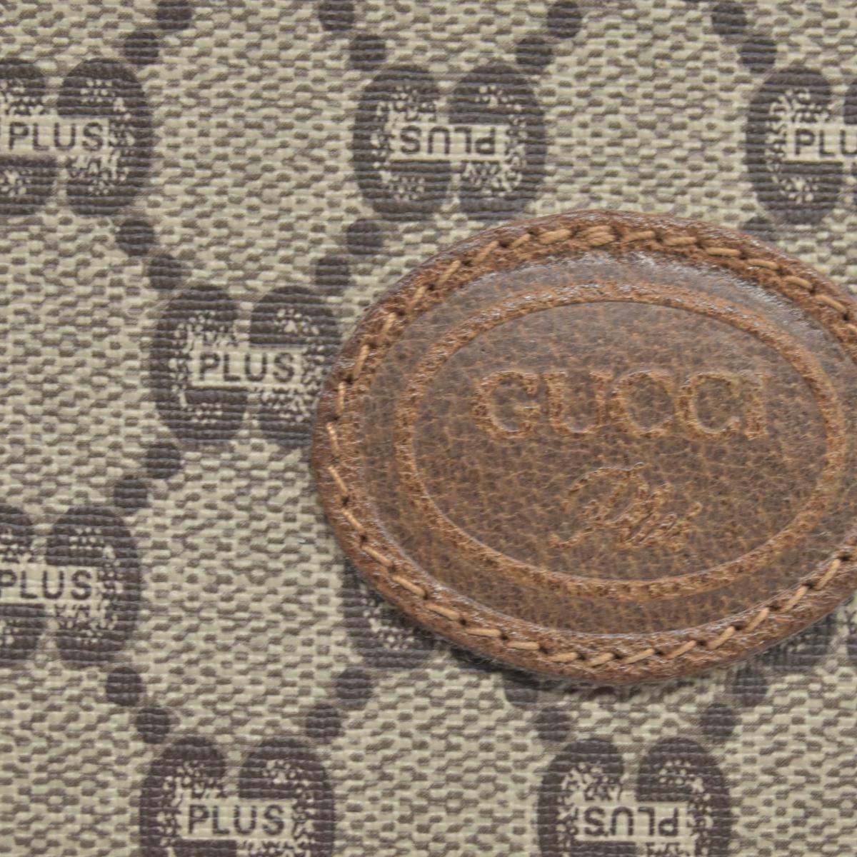 Gucci GG Gucci Plus PVC Leather Pouch Clutch Bag