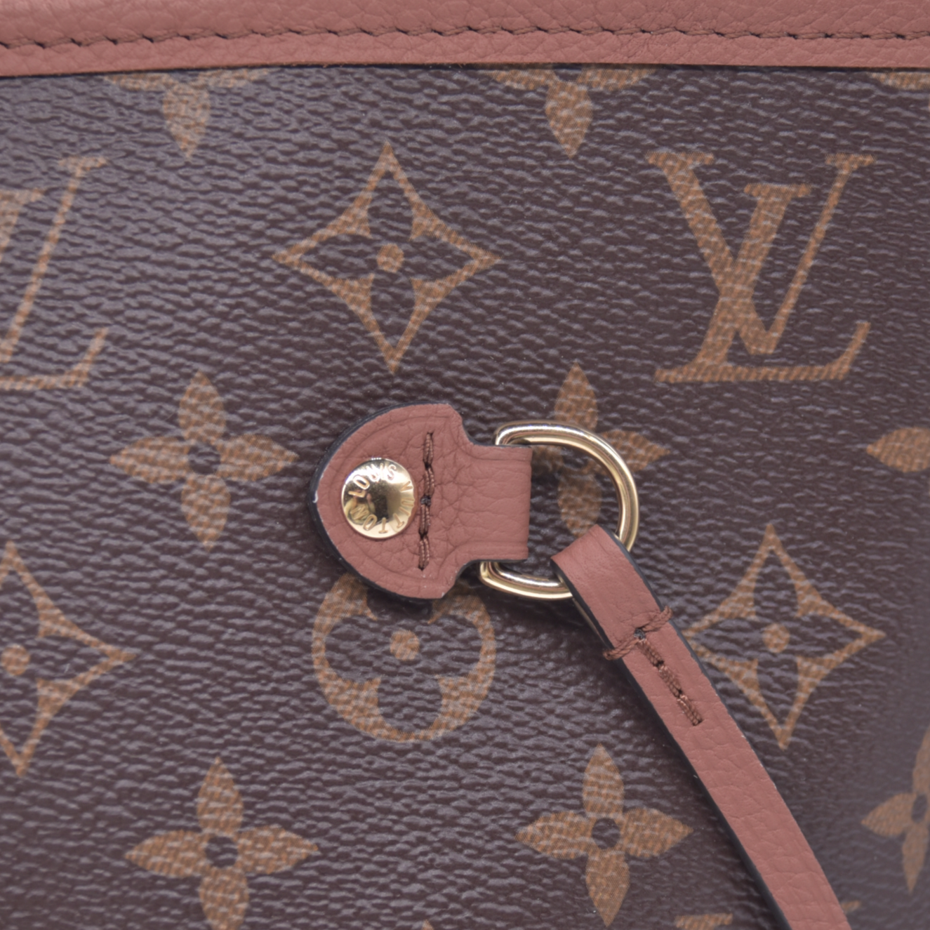 $3200 Louis Vuitton Monogram Inside Out Reversible Neverfull MM Brown RFID 10021157