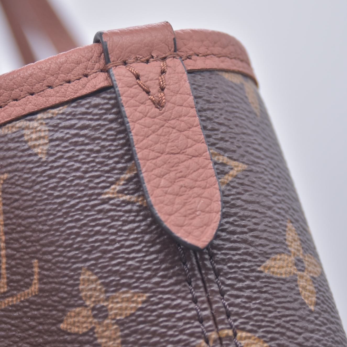 $3200 Louis Vuitton Monogram Inside Out Reversible Neverfull MM Brown RFID 10021157