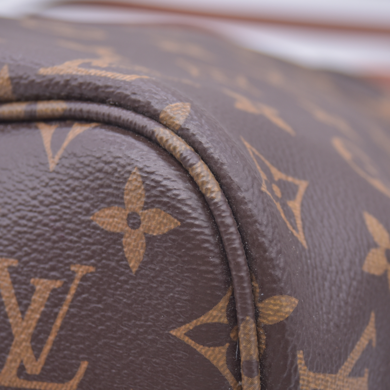 $3200 Louis Vuitton Monogram Inside Out Reversible Neverfull MM Brown RFID 10021157