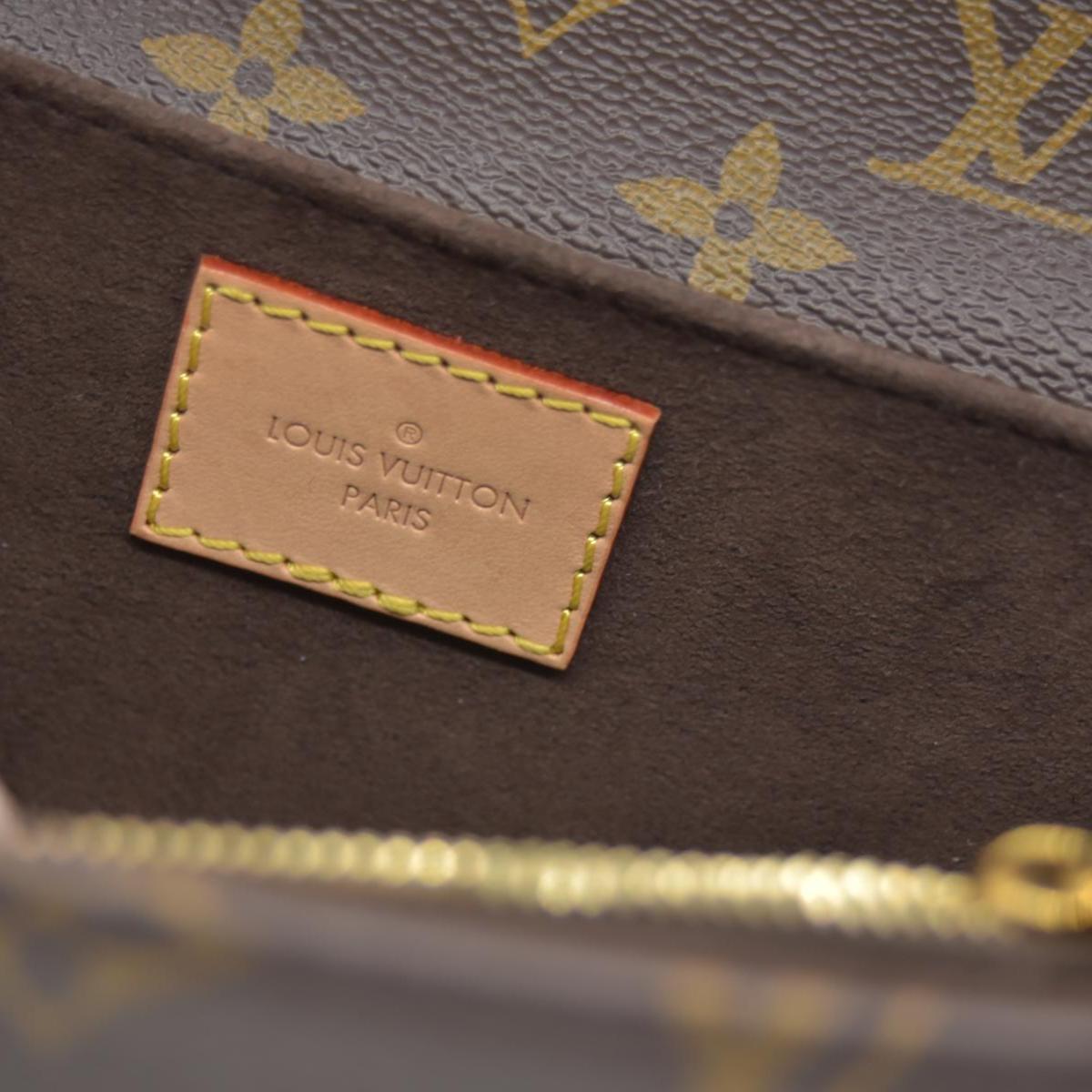 $3300 RFID Louis Vuitton Monogram Pochette Métis East West