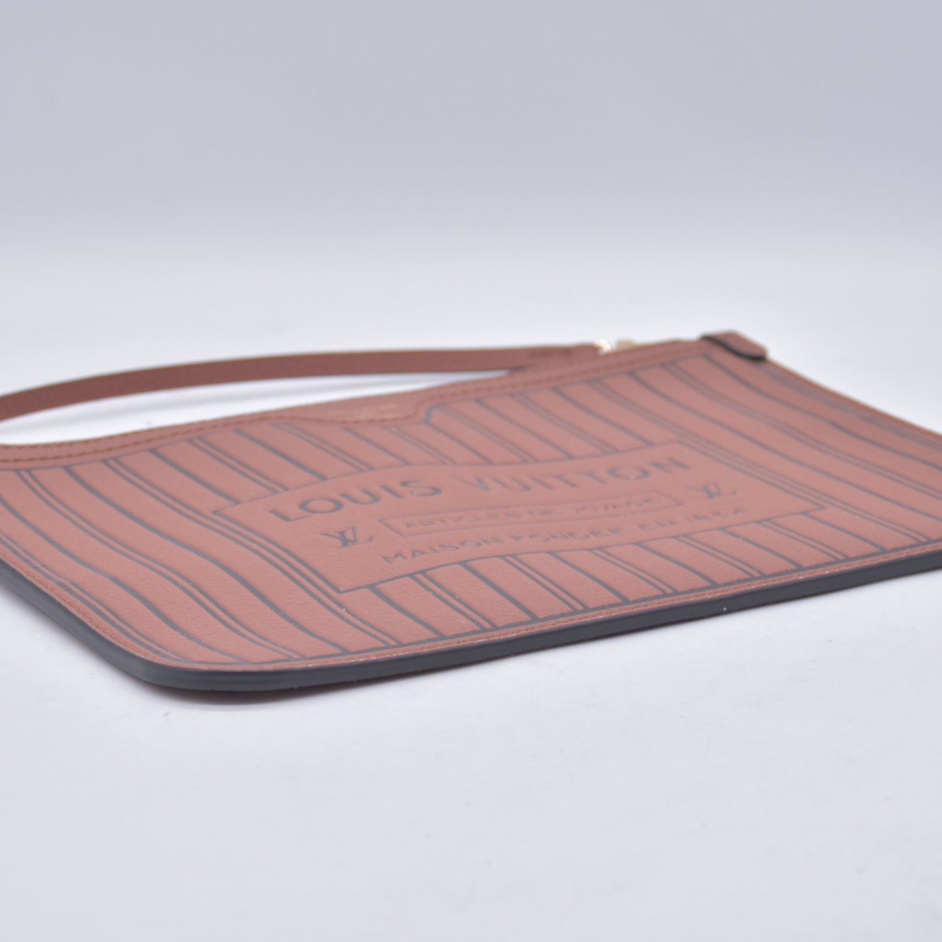 $3200 Louis Vuitton Monogram Inside Out Reversible Neverfull MM Brown RFID 10021157