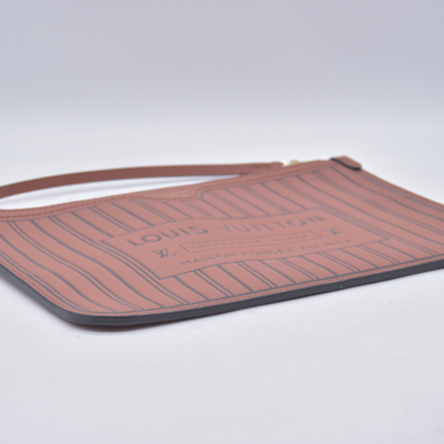 $3200 Louis Vuitton Monogram Inside Out Reversible Neverfull MM Brown RFID 10021157
