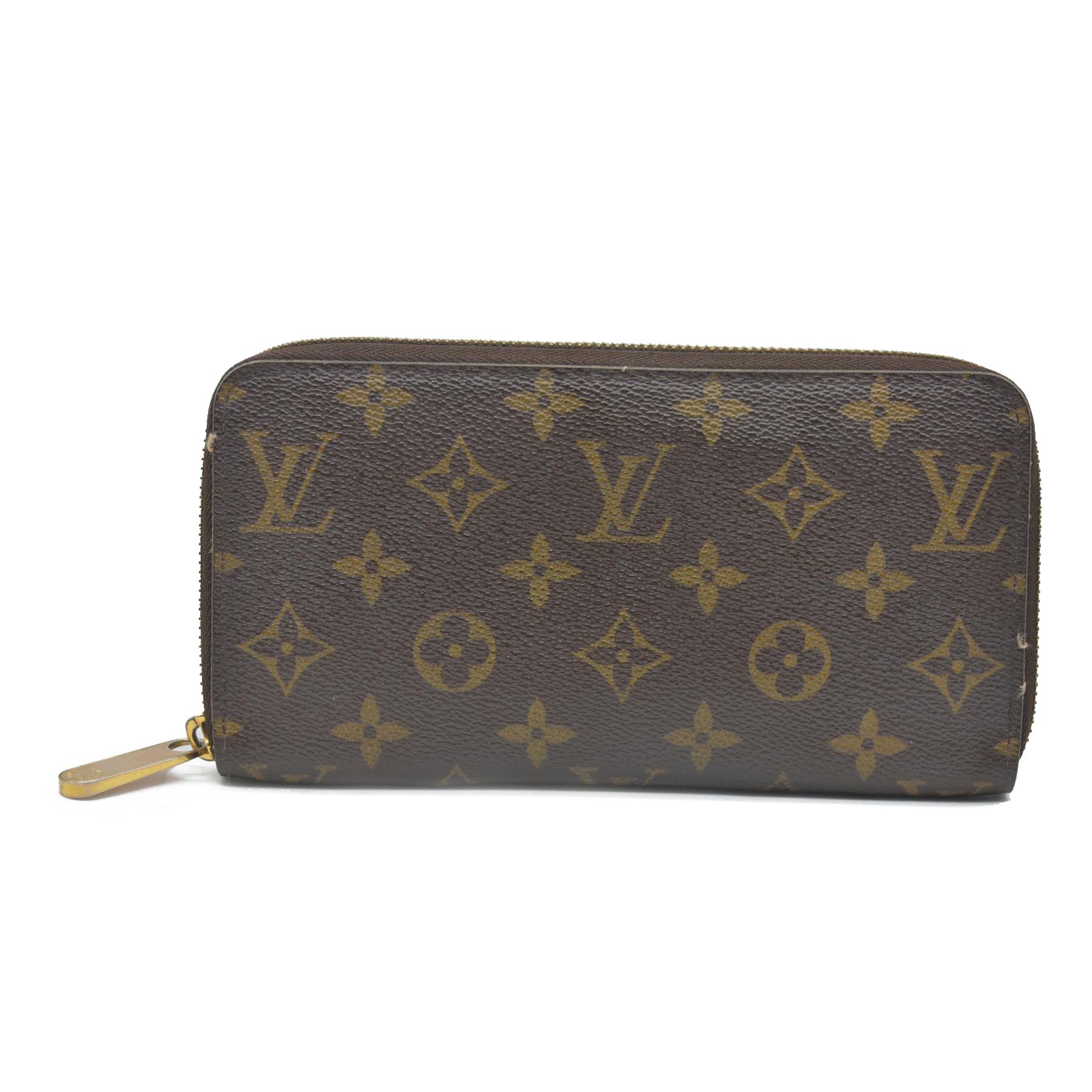AUCTION $915 Louis Vuitton  Monogram Zippy Wallet CA5039