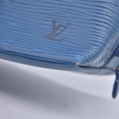 $470 Louis Vuitton Epi Trousse Crayons Pencil Blue CONSIGNMENT 10021126