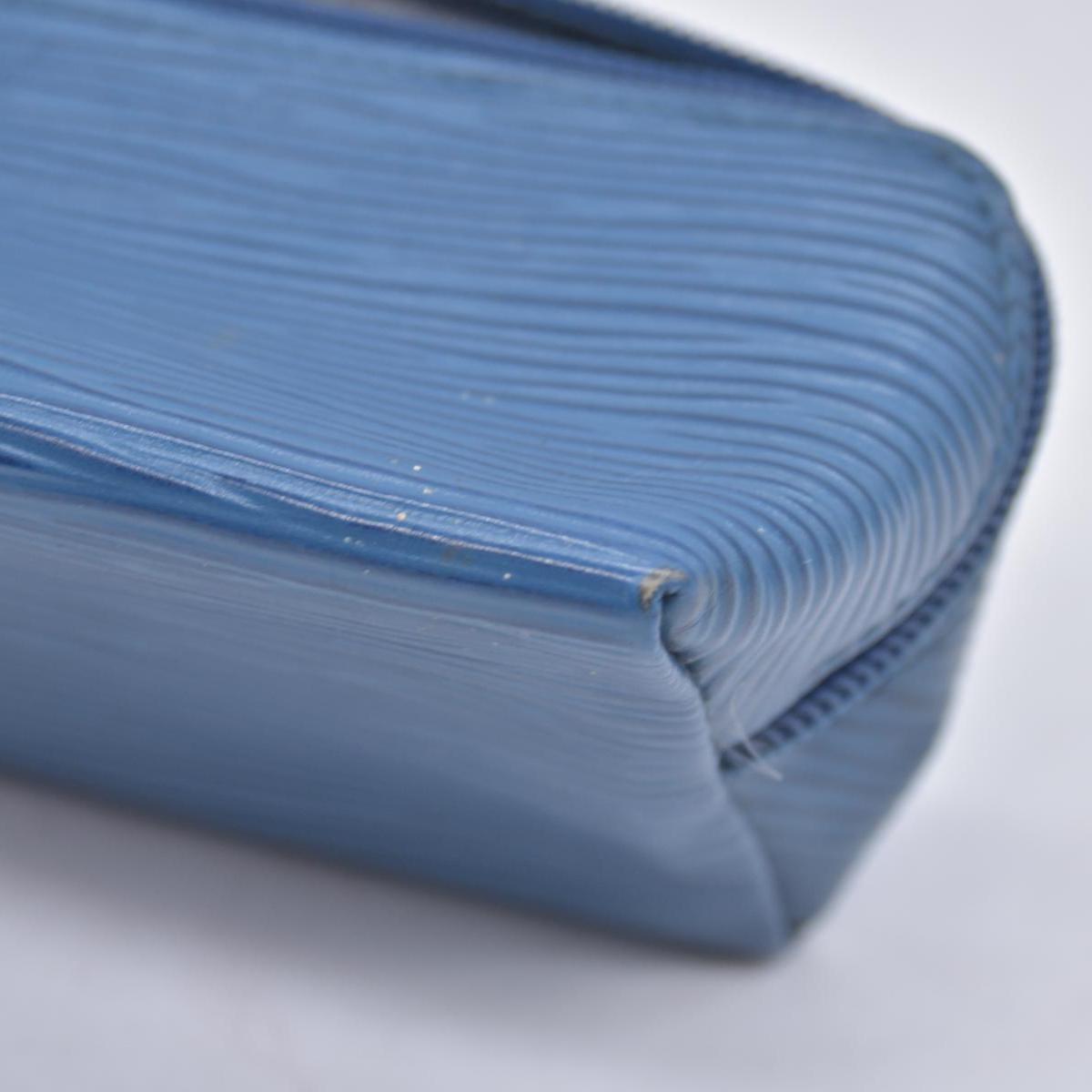 $470 Louis Vuitton Epi Trousse Crayons Pencil Blue CONSIGNMENT 10021126