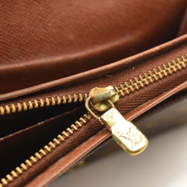 USED Louis Vuitton Monogram Porte-Monnaie Tresor Wallet